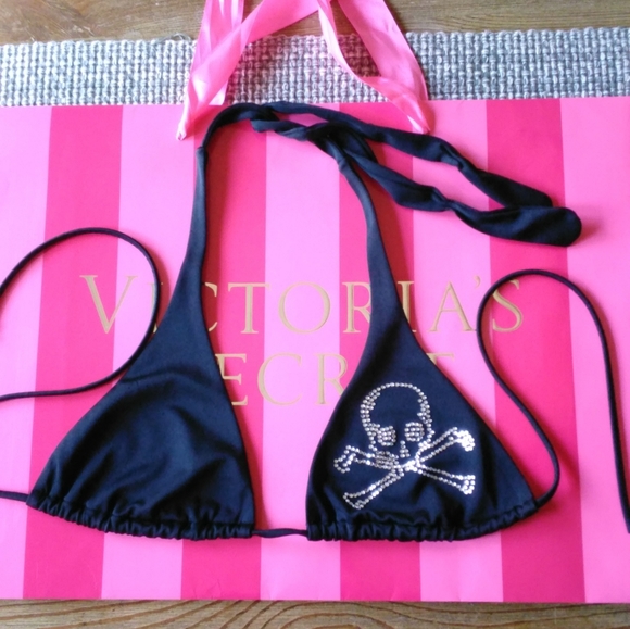 Victoria's Secret Extremely Rare Skull Bikini Top - Picture 2 of 7